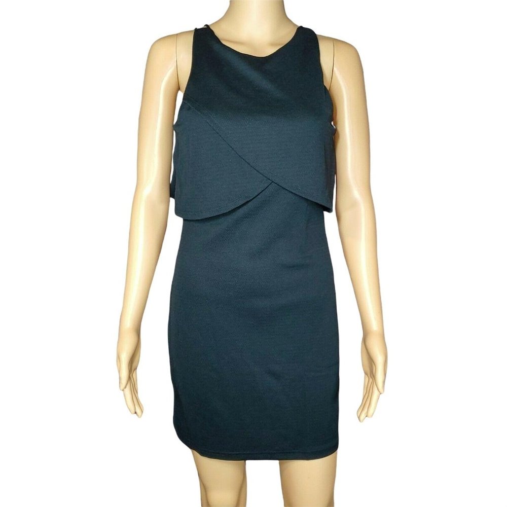 After Market NWOT Little Black Layered Sleeveless Dress S Small